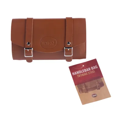 Trybike Steel Stuurtas – Lederlook Bruin 
