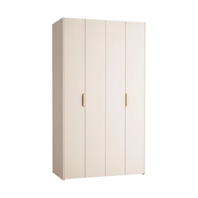 VOX Stor Kledingkast - 125 x 225 cm - Easy - Sandy Beige / Eiken - Short Rounded Oak