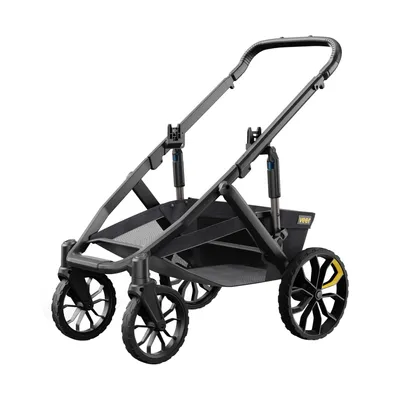 Veer &Roll Kinderwagen Onderstel - Donkergrijs / Zwart