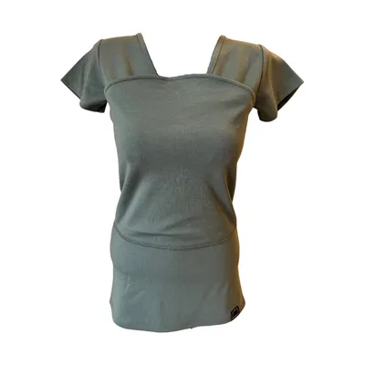 Womboo Beutelshirt Damen - Grün / Grau 