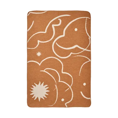 Ferm Living Skye Tagesdecke - 120 x 80 cm - Gebürstete Baumwolle