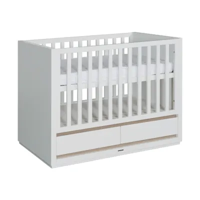 Kidsmill Accent Babybett Weiß 60 x 120 cm
