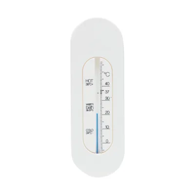 Bébé-Basics Badethermometer, Weiß