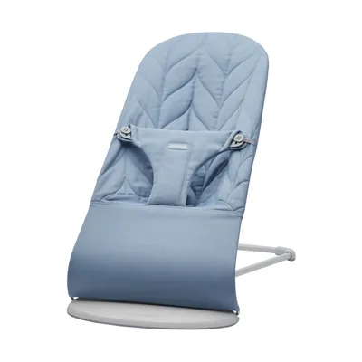 BabyBjörn Bliss Kronenblatt Baumwolle Wippe Blau