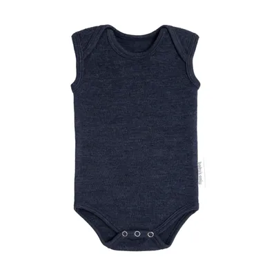 Baby's Only Meadow Rompertje Mouwloos - Merino Fine - Jeans