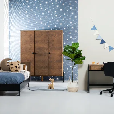 Europe Baby Beau Kinderzimmer Walnuss inkl. Holzgestell
