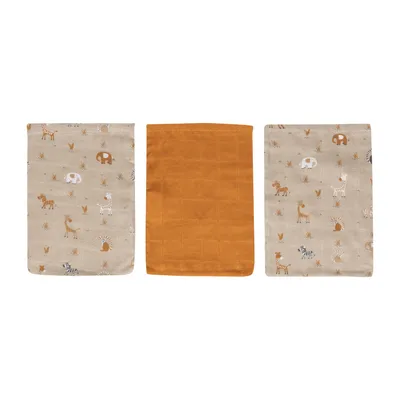 Bebe-Jou Steppe Hydrofiel Washand 3 Stuks