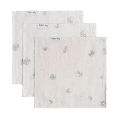 Baby's Only Tender Monddoekje - 3-pack - 30x30 cm - Clover