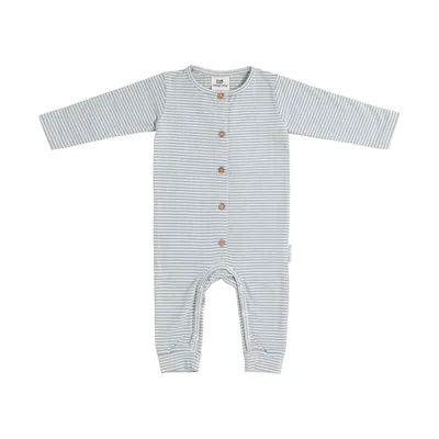 Baby's Only Stripe Strampler - Nordic Blue