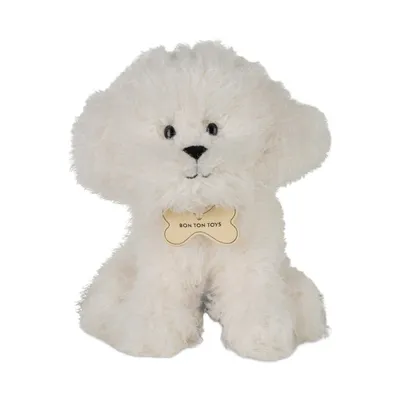 Bon Ton Toys Kuscheltier - Bichon Frise in Giftbox - 18 cm - White