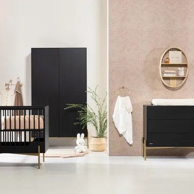 Kidsmill Boutique Babyzimmer Schwarz / Bras