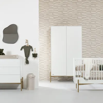 Kidsmill Boutique Babyzimmer Weiß / Brass