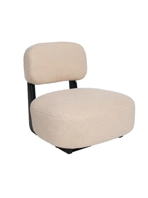 KidsDepot Kindersessel Brad – Creme/Schwarz