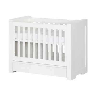 Kidsmill Bretagne Babybett Weiß 60 x 120 cm