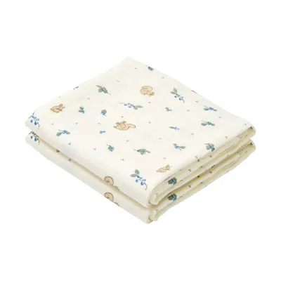 Cam Cam Blueberries Hydrofiele Doek - 2-Pack 