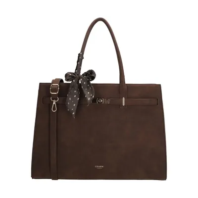 Charm London Laptoptasche - The Hamptons Village - 15,6 Zoll - Braun