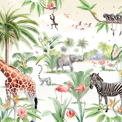 Creativ Lab Amsterdam Jungle Tales Vliestapete