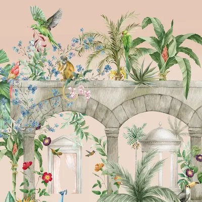Creative Lab Amsterdam Floral Arches Fototapete