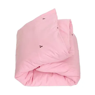 Studio Ditte Dekbedovertrek - 140x220 cm - Kersen op Roze