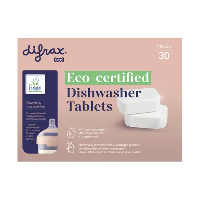 Difrax Geschirrspültabs- Eco-Certified - 30 Stück