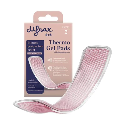 Difrax Postpartum Thermo Gelpads - 2 Stuks