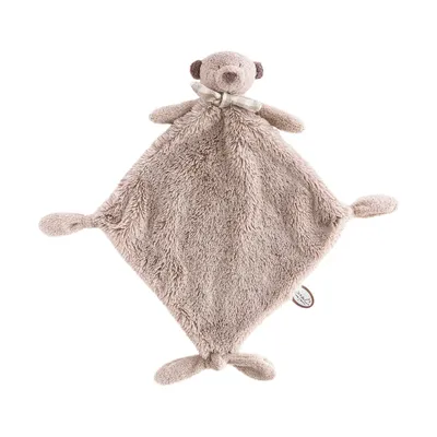 Dimpel Noann Knuffeldoekje - 27 cm - Grijsbeige