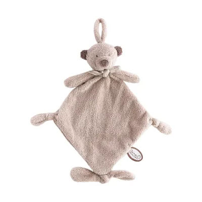 Dimpel Noann Tuttie Speendoekje - 25 cm - Greige