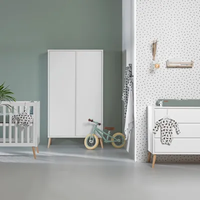 Europe Baby - Sterre - Babyzimmer Weiß / Natur