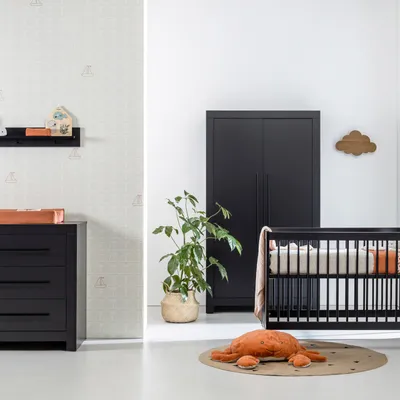 Europe Baby Vittoria III Babyzimmer Schwarz