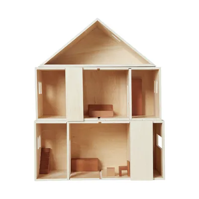 Ferm Living Toro Stapelbares Haus - Natural