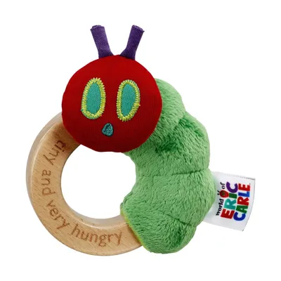 Rainbow Designs Rupsje Nooitgenoeg Ringrammelaar - 12 cm