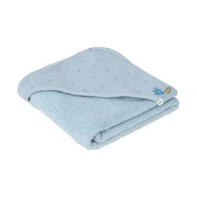 Little Dutch Pure Badcape - 100 x 100 cm - Denim Blue