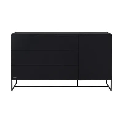 Kidsmill Intense II Kommode XL Mattschwarz