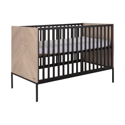Kidsmill Vince Babyzimmer Schwarz / Eiche