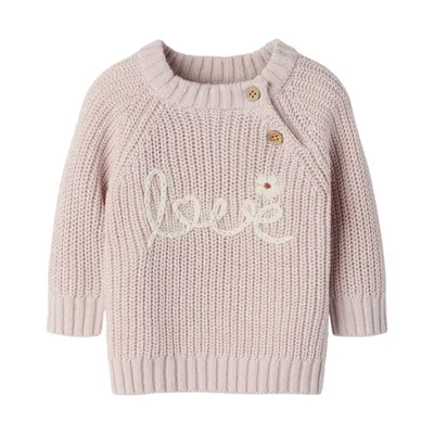 Lil Atelier Knit Top - Hushed Violet