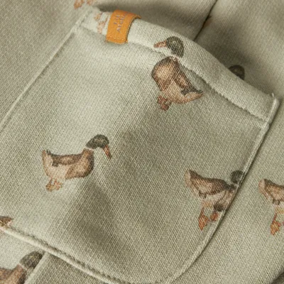 Lil' Atelier Moss Gray Latzhose