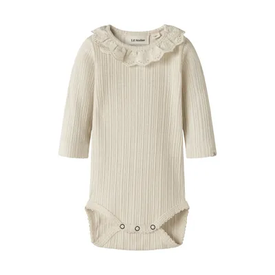 Lil Atelier Romper - Turtledove