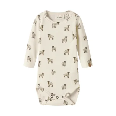 Lil' Atelier Turtledove Babybody - Beige