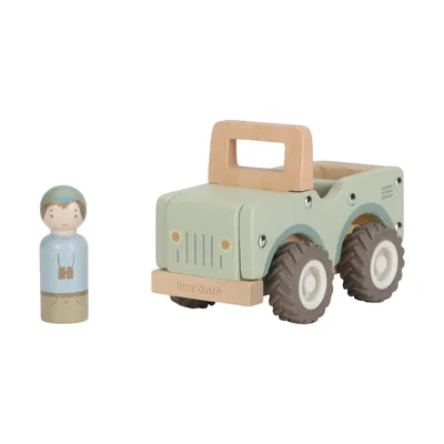 Little Dutch Safari Friends Holz Safari-Jeep