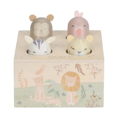 Little Dutch Safari Friends Pop-Up Spielzeug