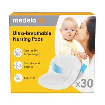 Medela Zoogcompressen - Ultra-Ademend - 30 Stuks