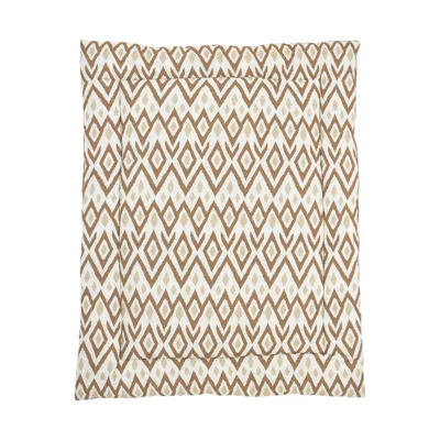 Meyco Ikat Laufstallteppich Sand / Toffee 77 x 97 cm
