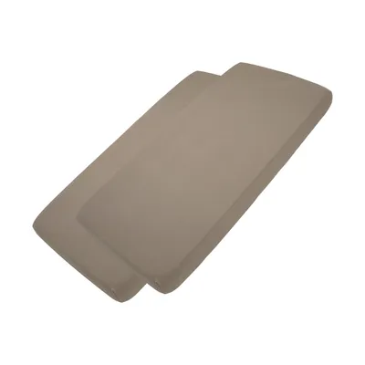 Meyco Hoeslaken - 2 Stuks - 70 x 140/150 cm - Jersey - Dark Taupe