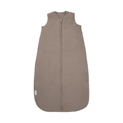 Meyco Slaapzak Gevoerd Pre-Washed - 70 cm - Hydrofiel - Dark Taupe