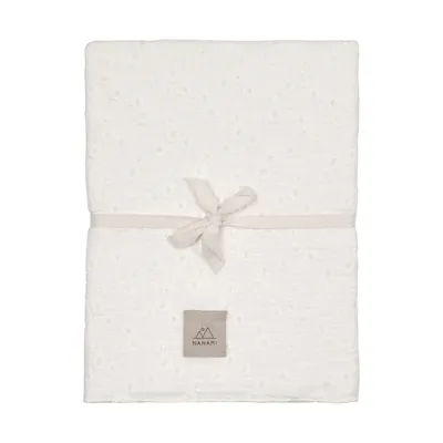 Nanami Embroidery Ledikantlaken - 100 x 135 cm - Off White