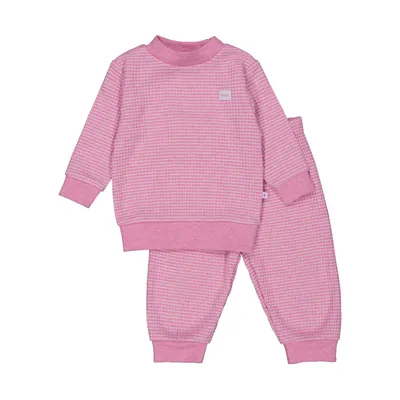 Feetje Pyjama Wafel Roze melee