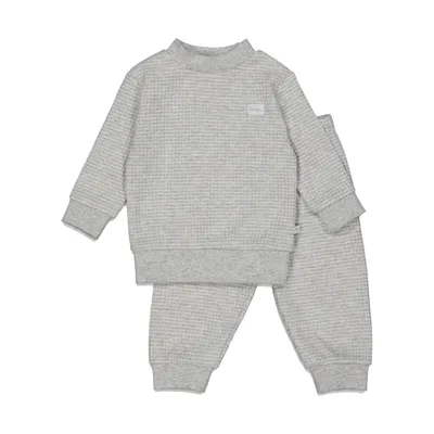 Feetje Waffel Pyjama - Grau meliert