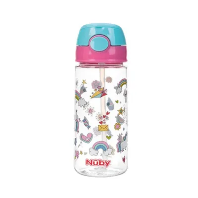 Nuby Strohhalmbecher Rosa 530 ml