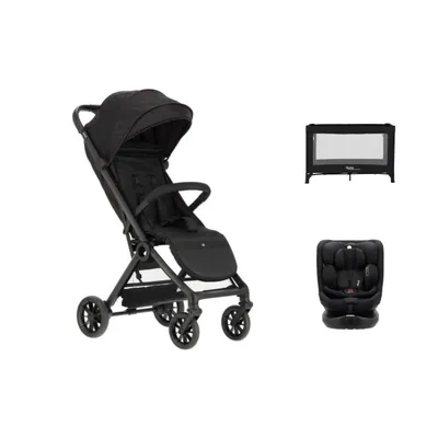 Baby Logeer & Oppas Bundel - Puck Victor Buggy | Qute Q-Sleep campingbed | Puck June Autostoel
