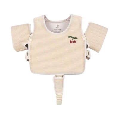 Konges Sløjd Schwimmweste mit Abnehmbaren Flügeln - Hollis - Rose Stripe